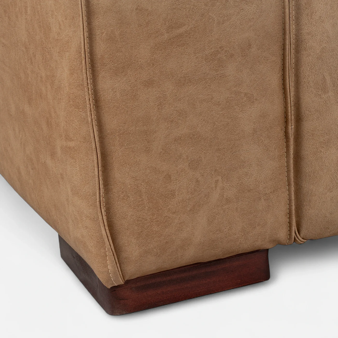 Sofá Modular Fortaleza 2 Cuerpos de Cuero Reconstituido