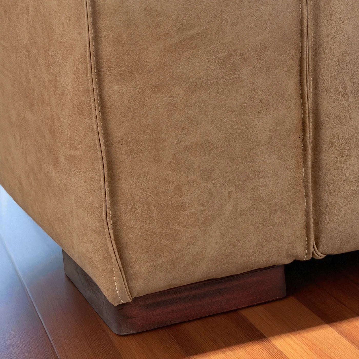 Sofá Modular Fortaleza 3 Cuerpos de Cuero Reconstituido