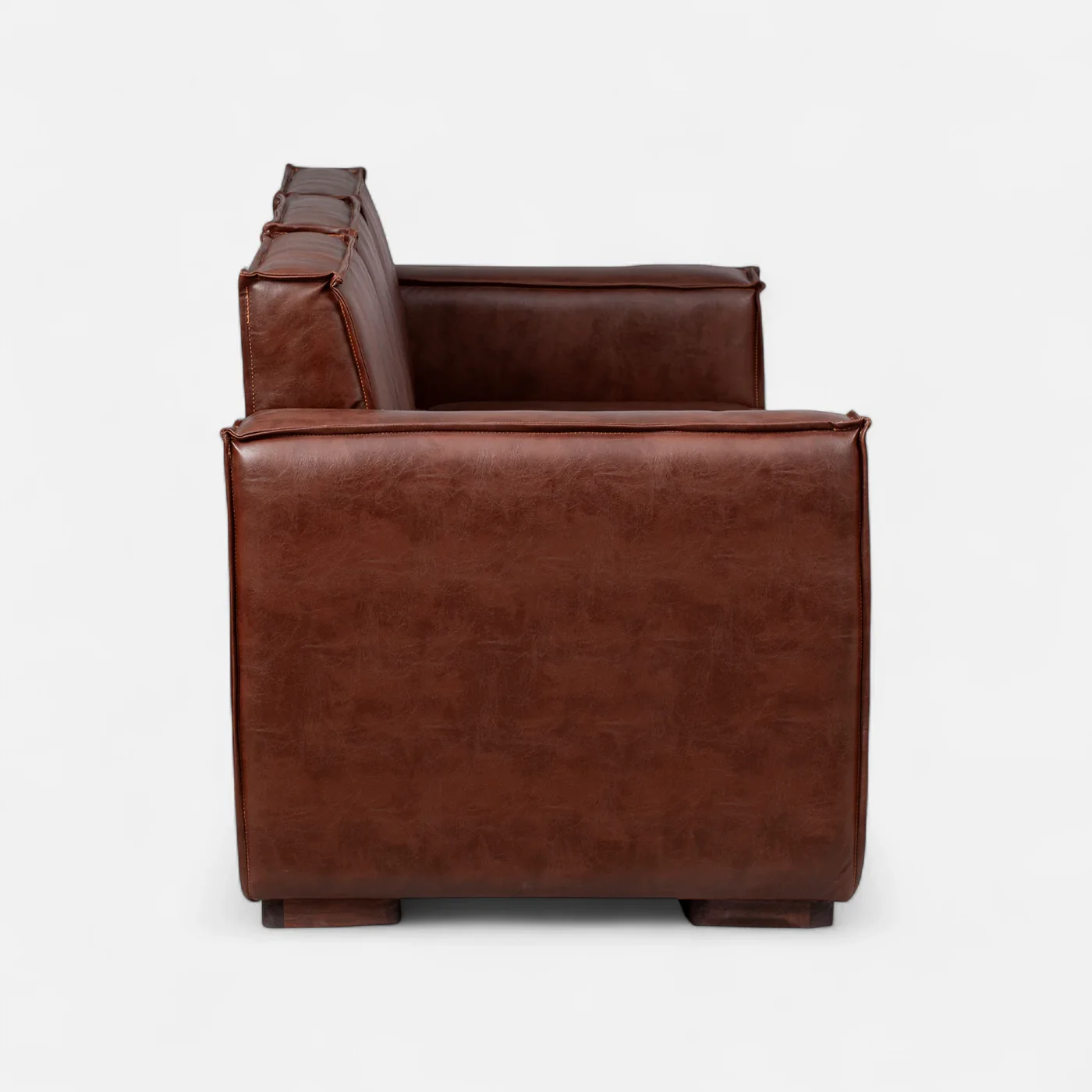 Sofá Modular Fortaleza 2 Cuerpos de Cuero Reconstituido