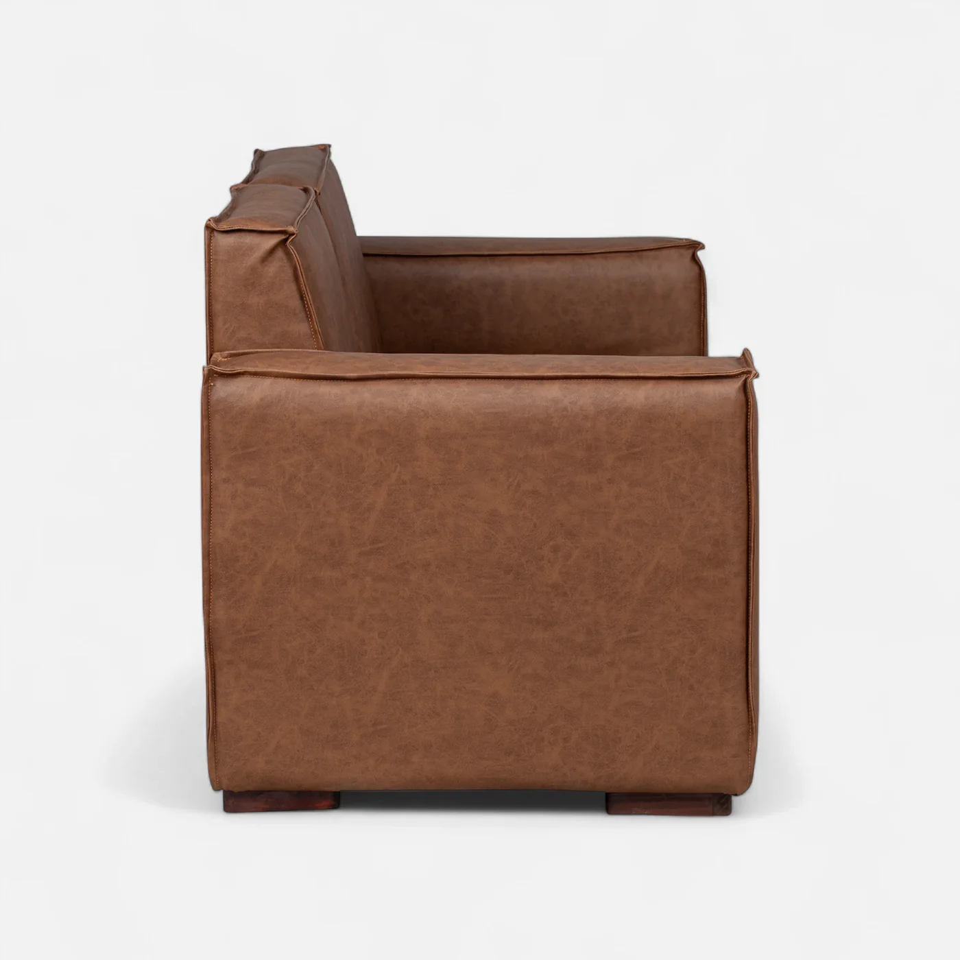 Sofá Modular Fortaleza 2 Cuerpos de Cuero Reconstituido