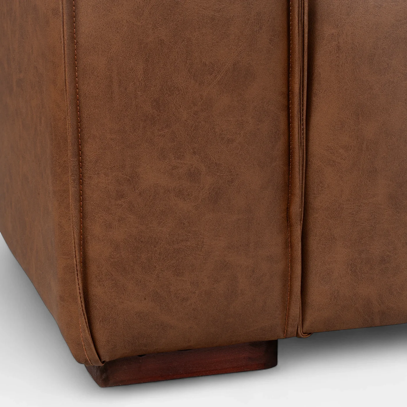 Sofá Modular Fortaleza 2 Cuerpos de Cuero Reconstituido