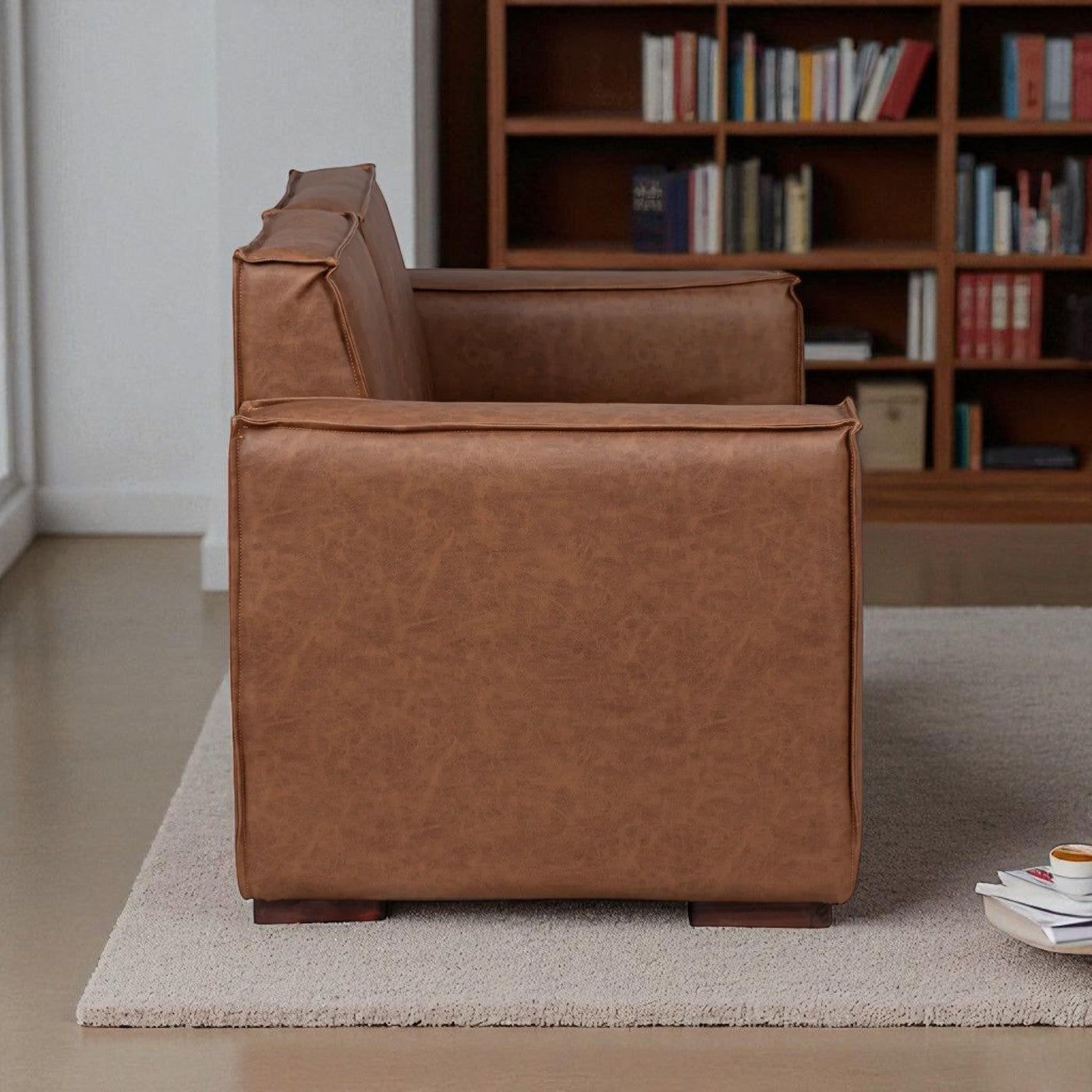 Sofá Modular Fortaleza 3 Cuerpos de Cuero Reconstituido