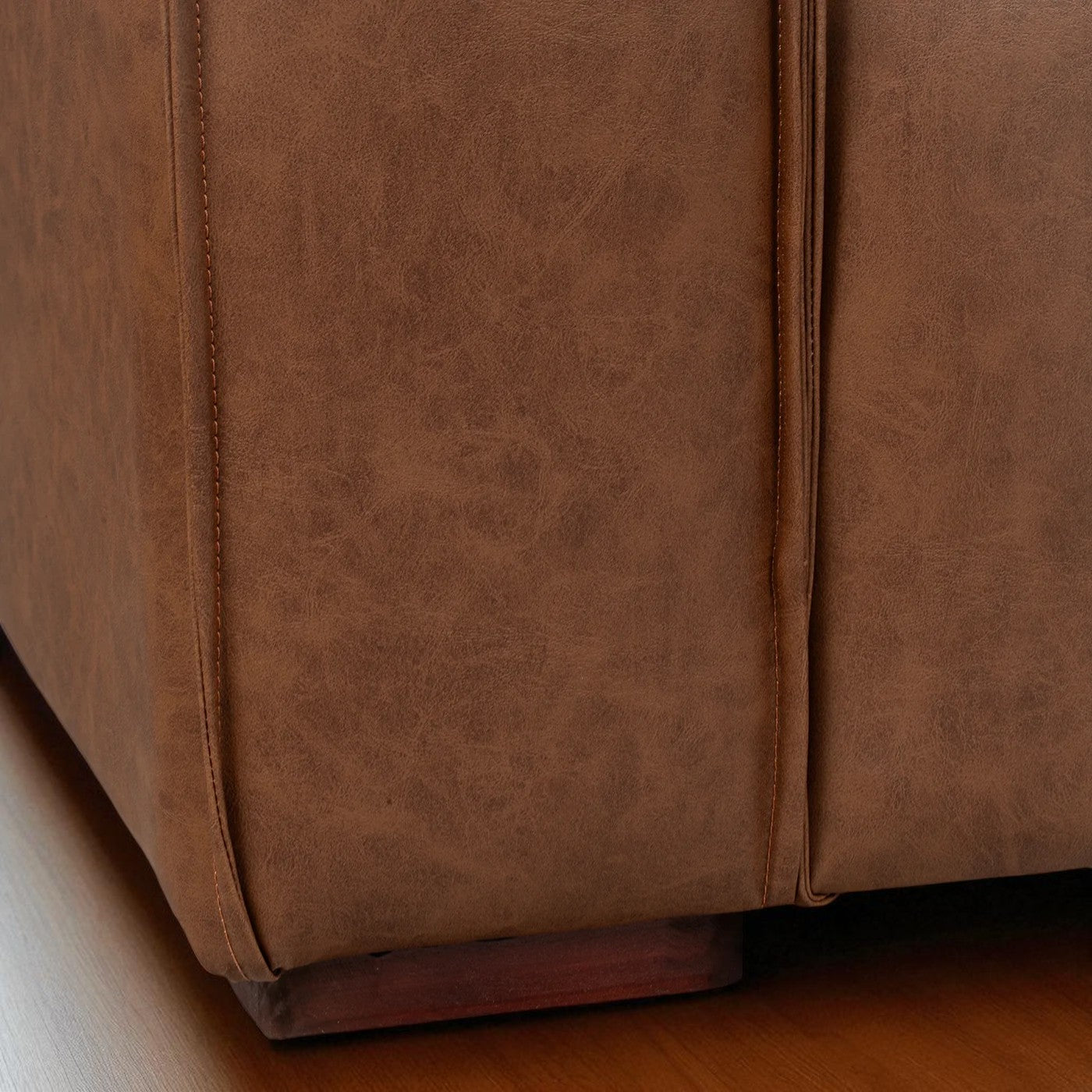 Sofá Modular Fortaleza 3 Cuerpos de Cuero Reconstituido