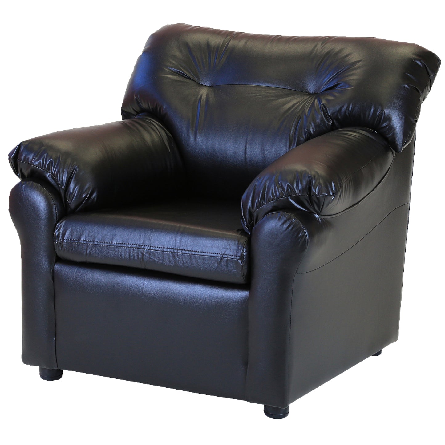 Juego de Living Madrid 2-1-1 - Cuero Sintético PU