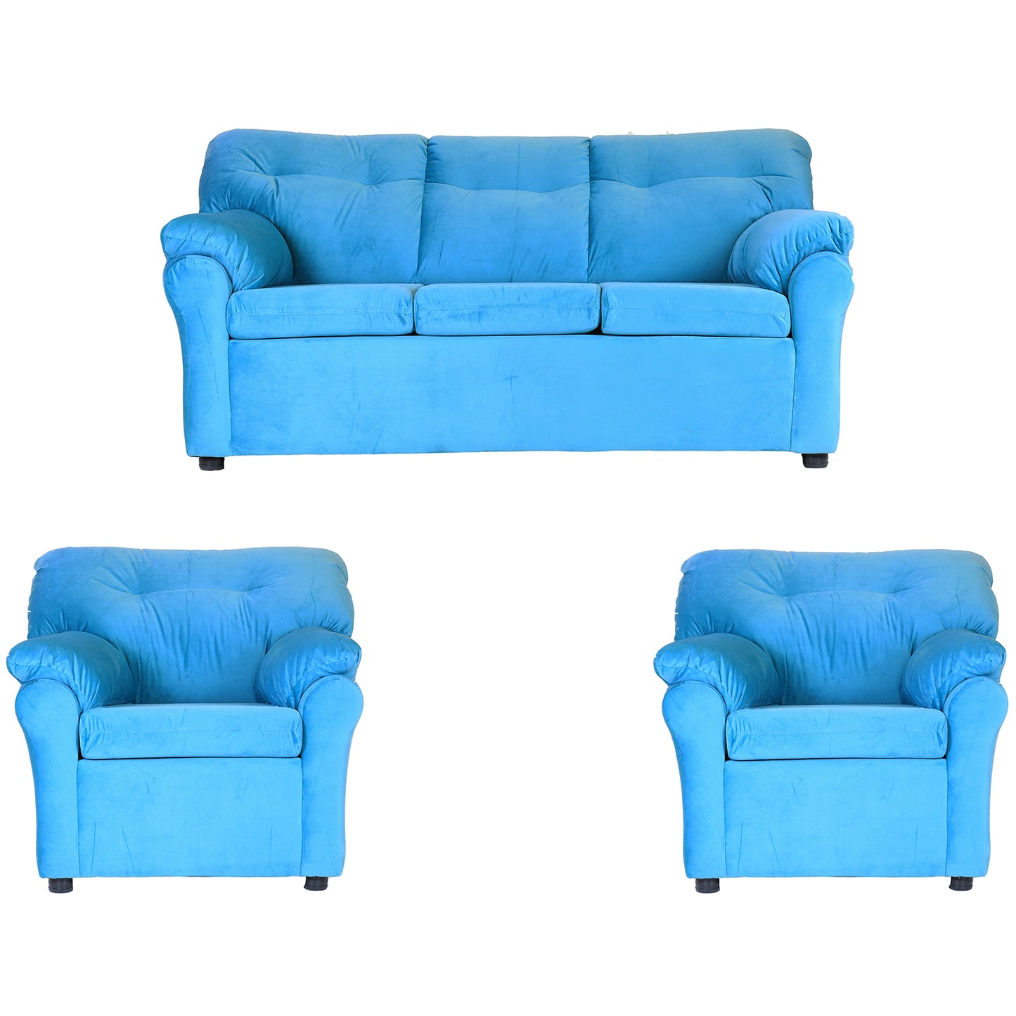 Juego De Living 3-1-1 Madrid - Felpa