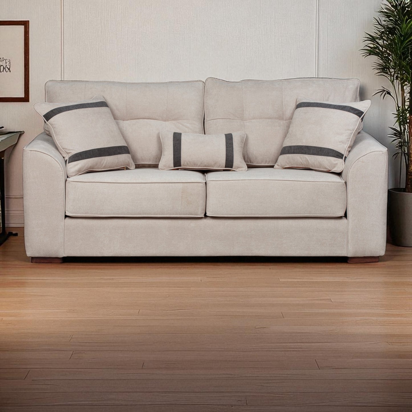 Sofá Montreal de 3 Cuerpos - Tela Lino Finesse