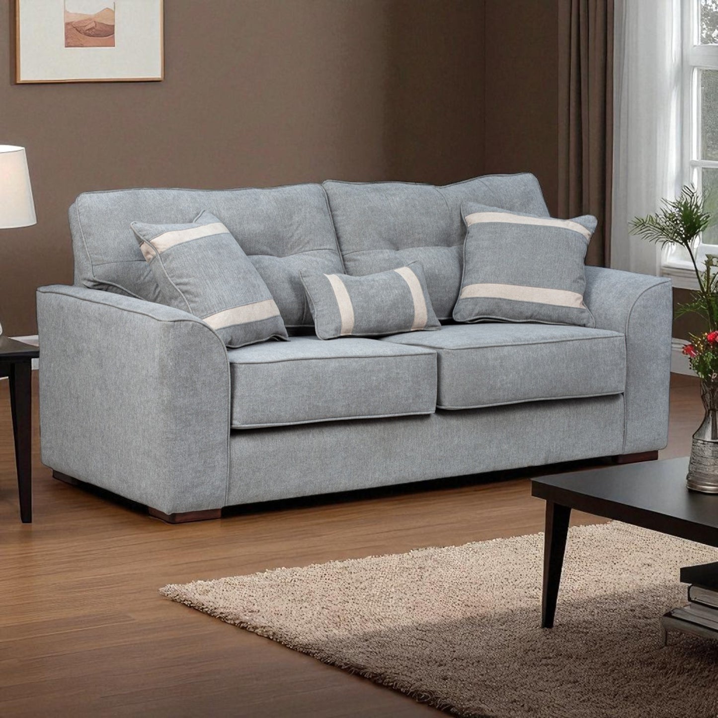 Sofá Montreal de 3 Cuerpos - Tela Lino Finesse