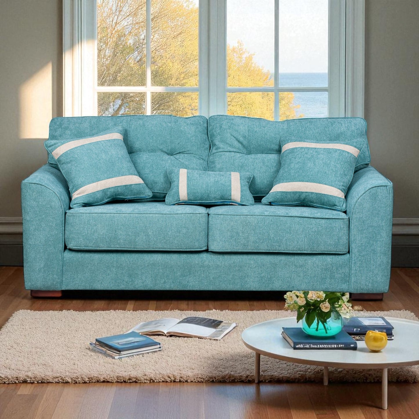 Sofá Montreal de 3 Cuerpos - Tela Lino Finesse