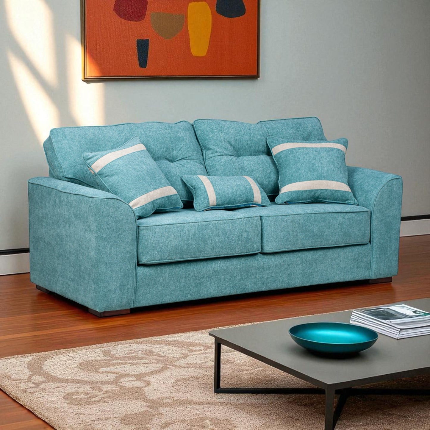 Sofá Montreal de 3 Cuerpos - Tela Lino Finesse