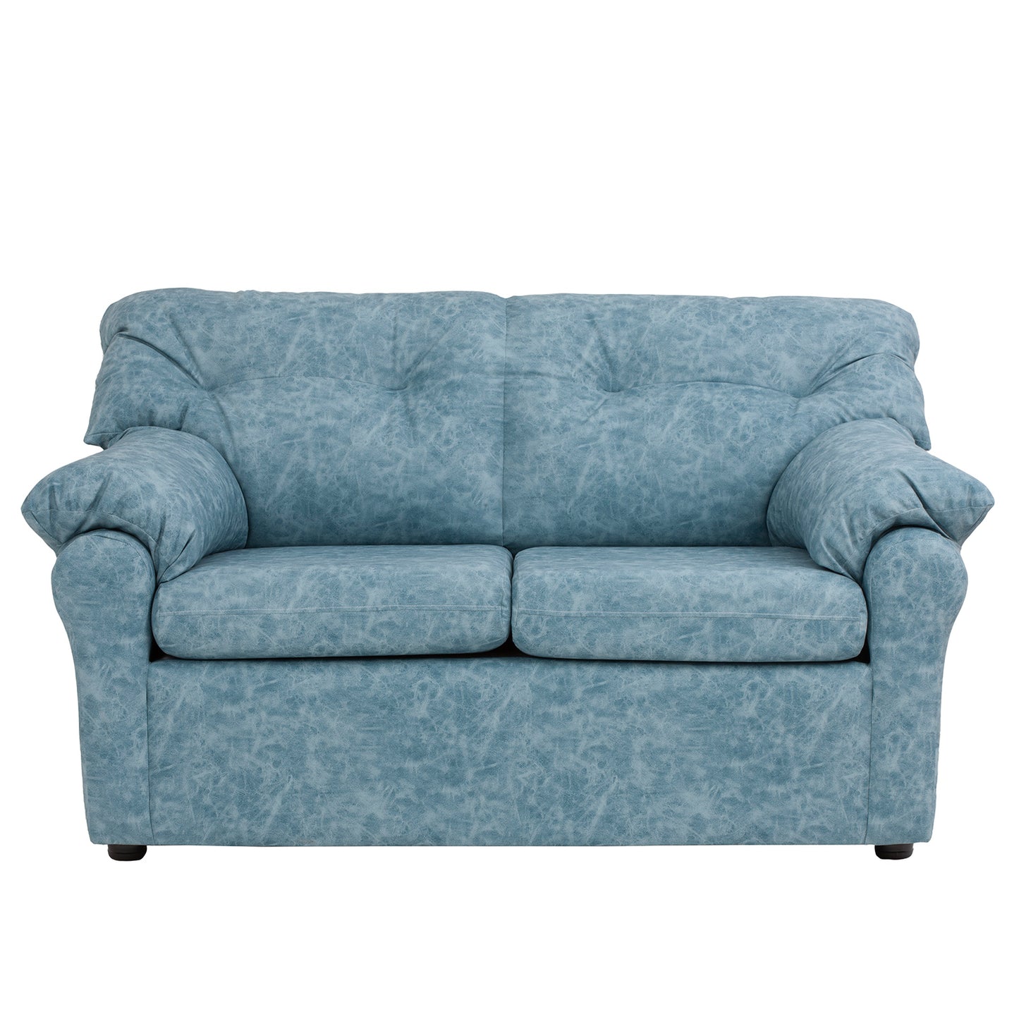 Sofá Madrid - 2 Cuerpos - Tela Cuero Sintético Auris