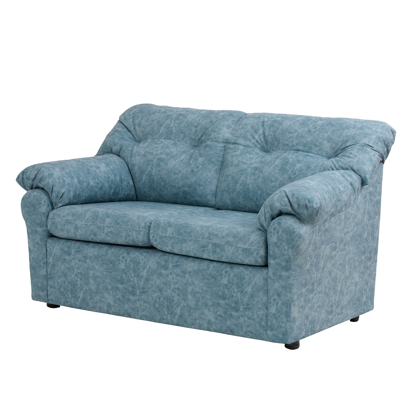 Sofá Madrid - 2 Cuerpos - Tela Cuero Sintético Auris