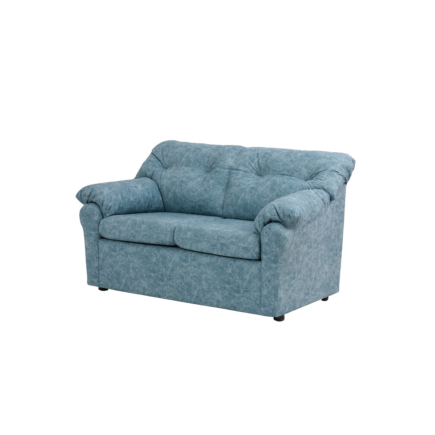 Sofá Madrid - 2 Cuerpos - Tela Cuero Sintético Auris