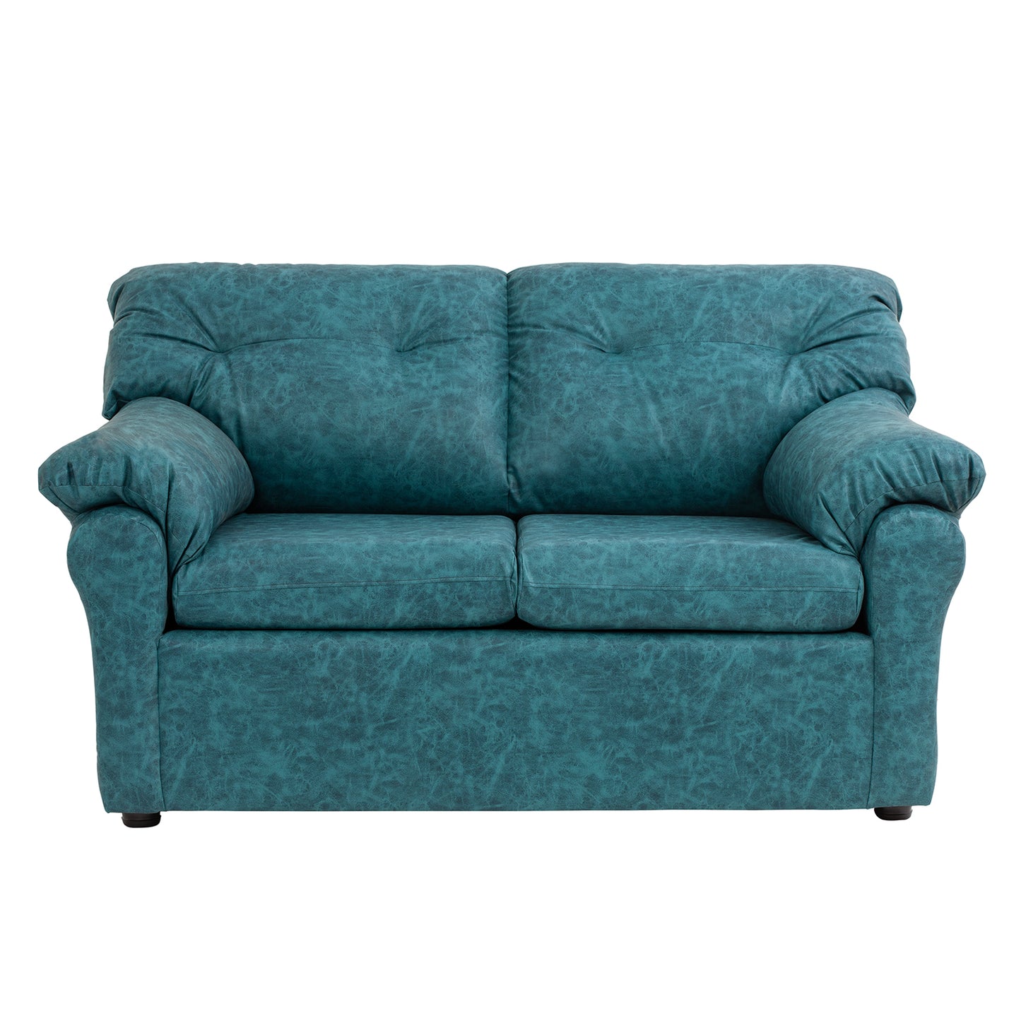 Sofá Madrid - 2 Cuerpos - Tela Cuero Sintético Auris