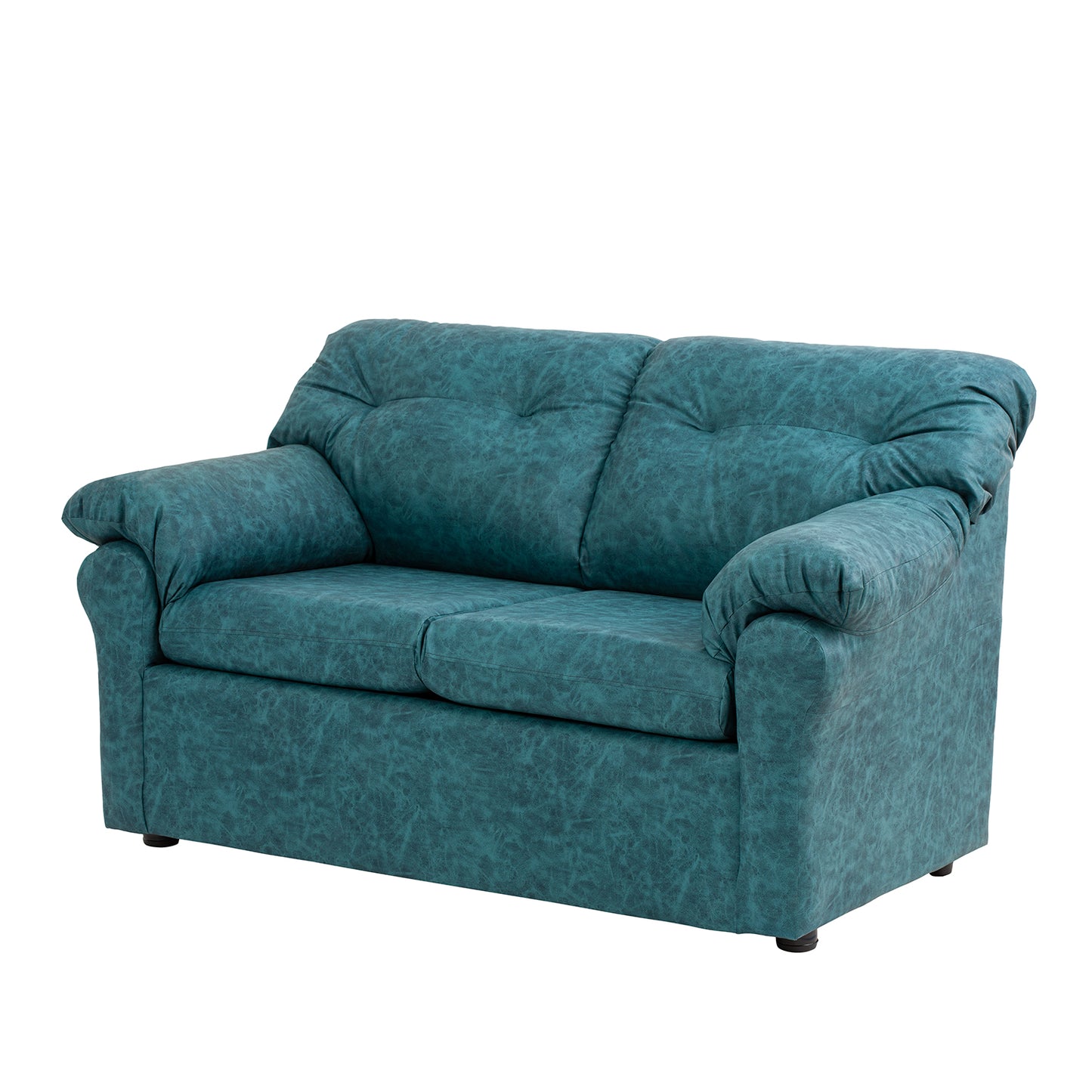 Sofá Madrid - 2 Cuerpos - Tela Cuero Sintético Auris