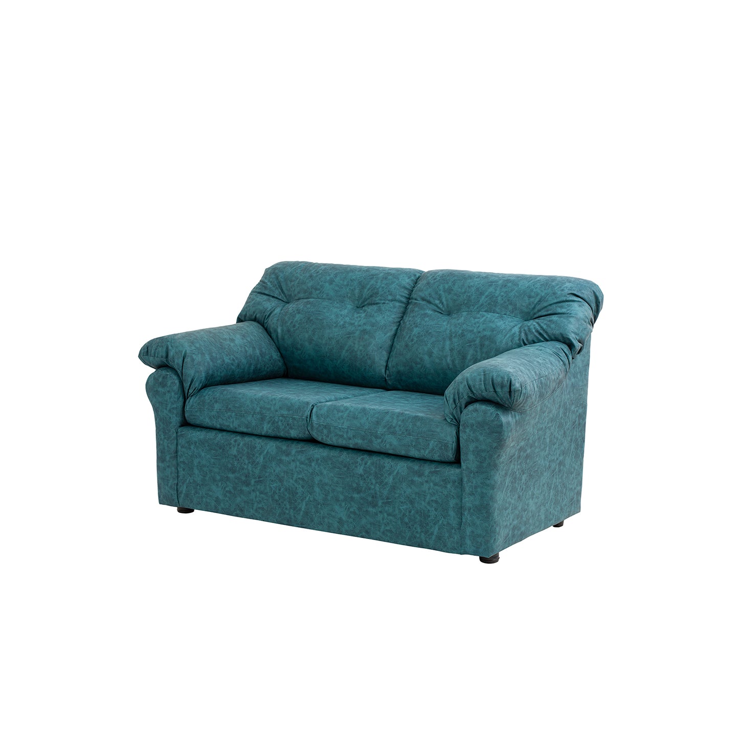 Sofá Madrid - 2 Cuerpos - Tela Cuero Sintético Auris