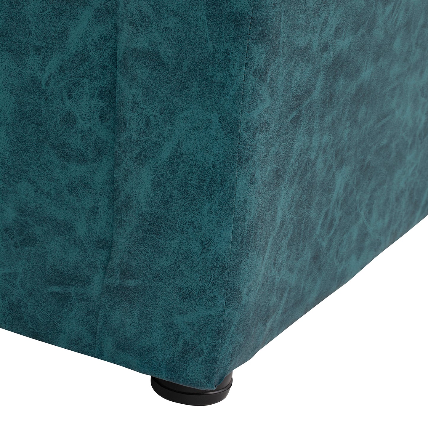 Sofá Madrid - 2 Cuerpos - Tela Cuero Sintético Auris