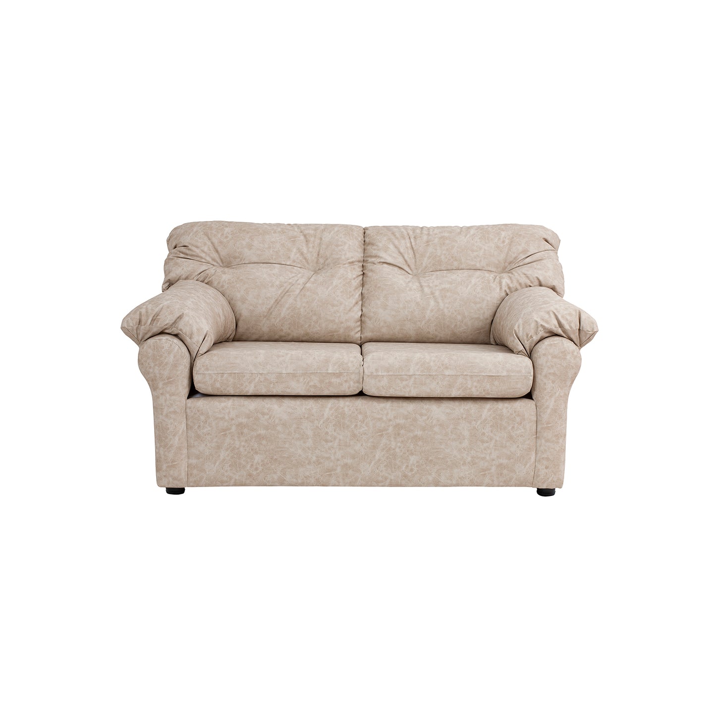 Sofá Madrid - 2 Cuerpos - Tela Cuero Sintético Auris