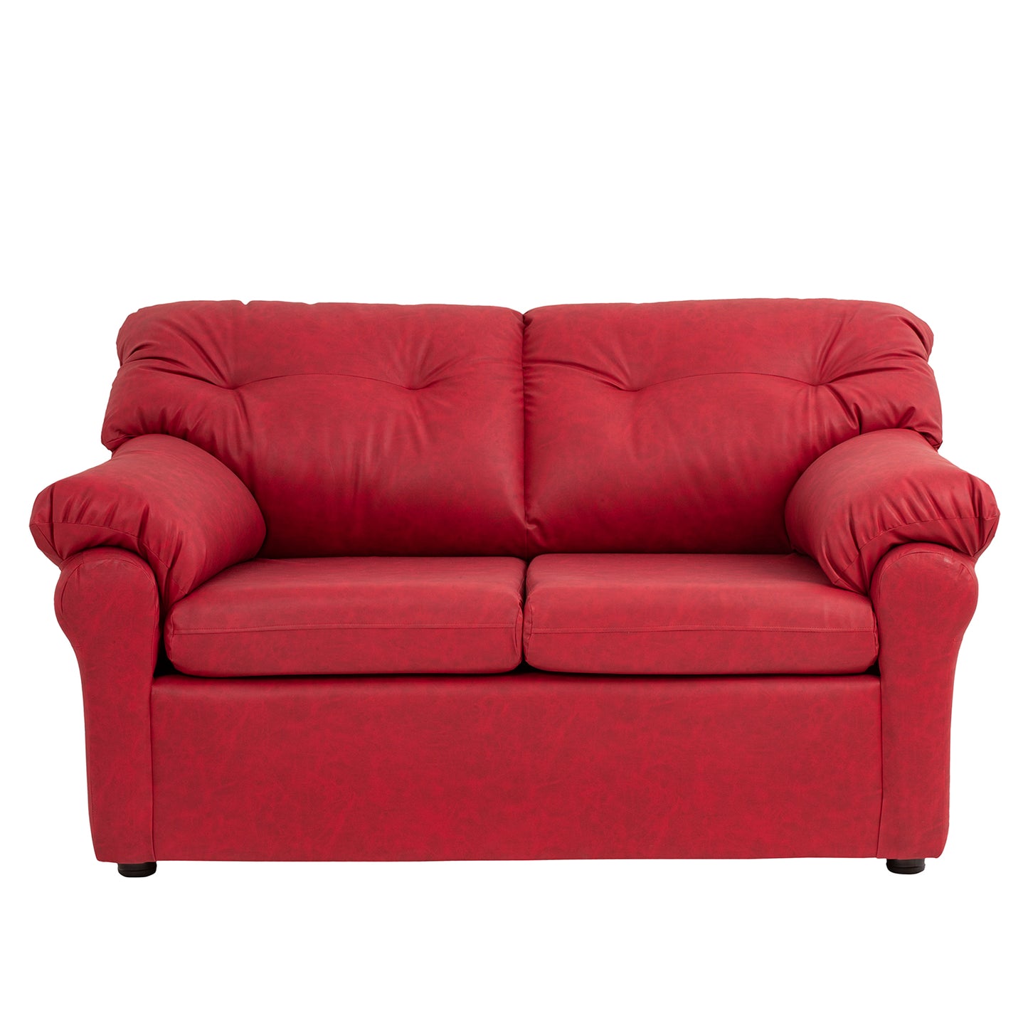 Sofá Madrid - 2 Cuerpos - Tela Cuero Sintético Auris