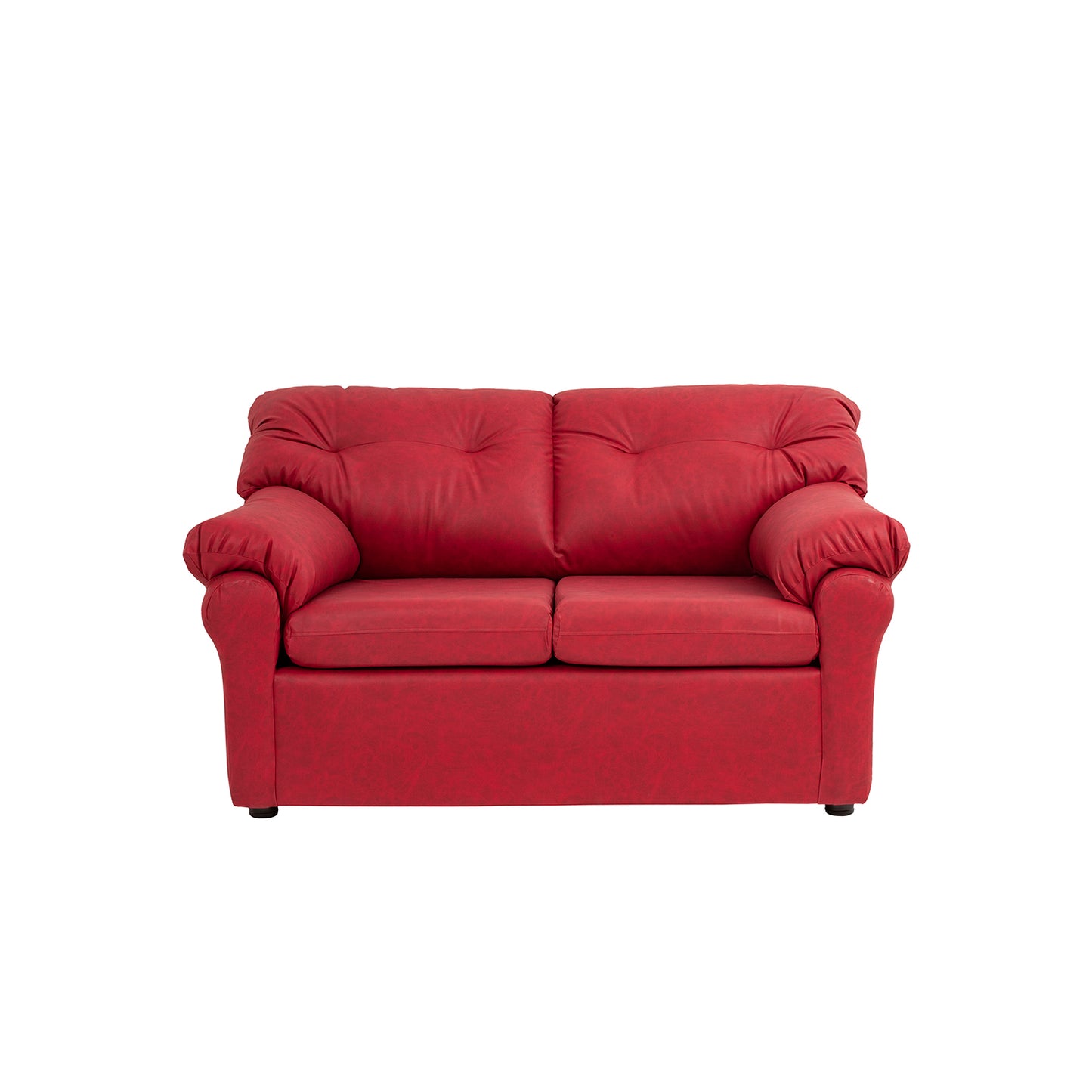 Sofá Madrid - 2 Cuerpos - Tela Cuero Sintético Auris