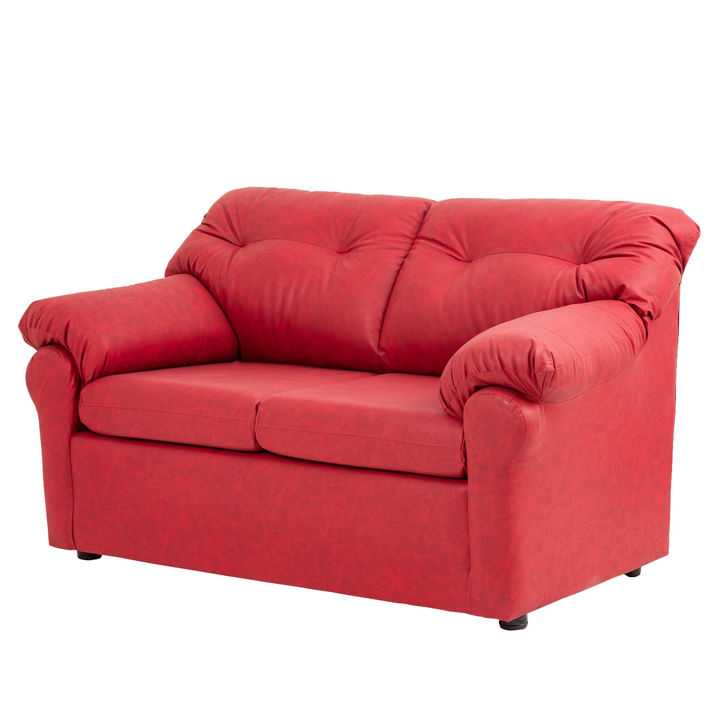 Sofá Madrid - 2 Cuerpos - Tela Cuero Sintético Auris