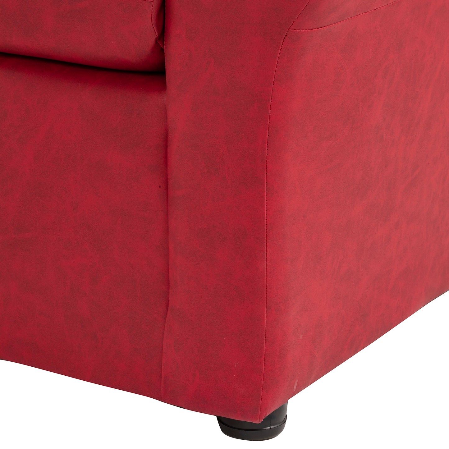 Sofá Madrid - 2 Cuerpos - Tela Cuero Sintético Auris