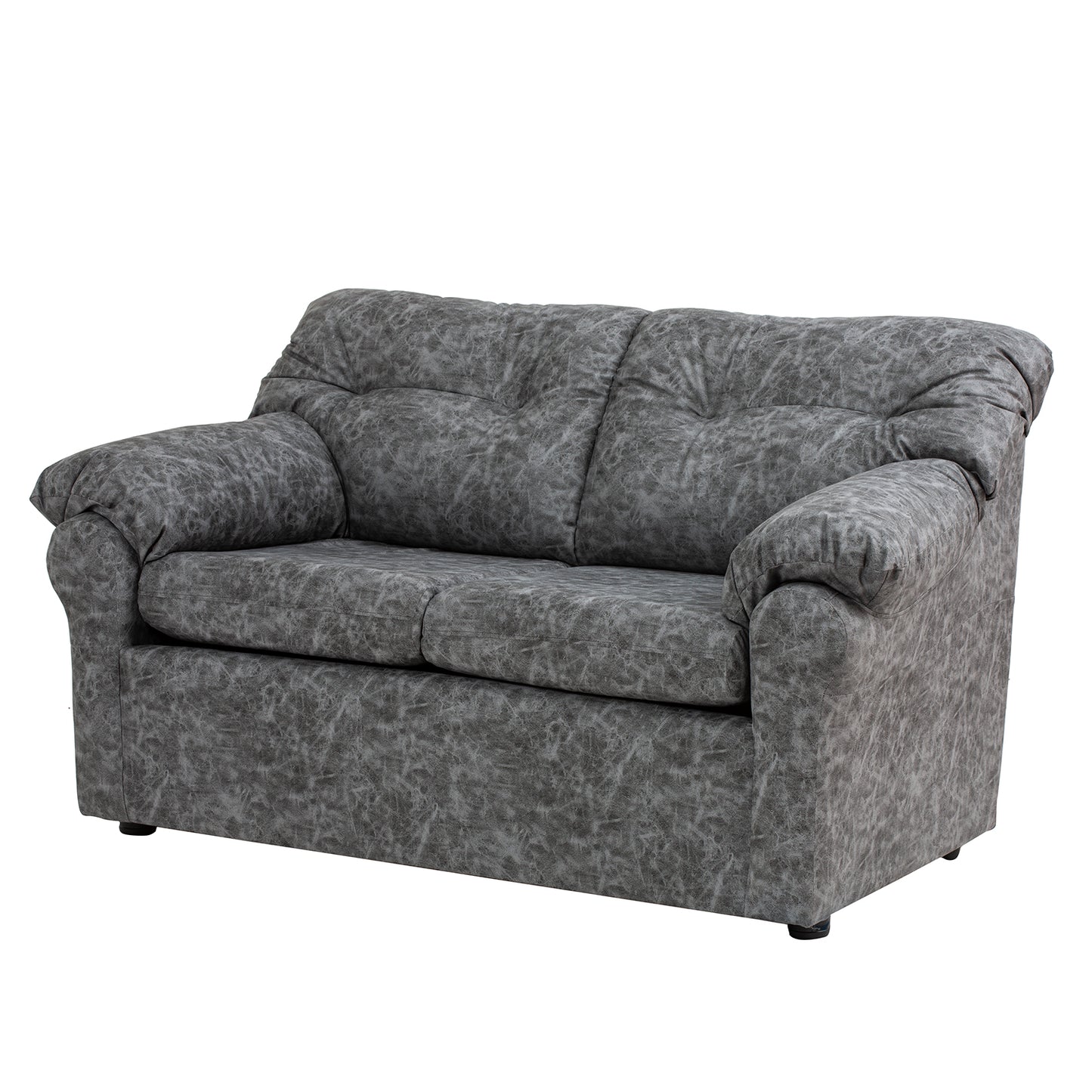 Sofá Madrid - 2 Cuerpos - Tela Cuero Sintético Auris