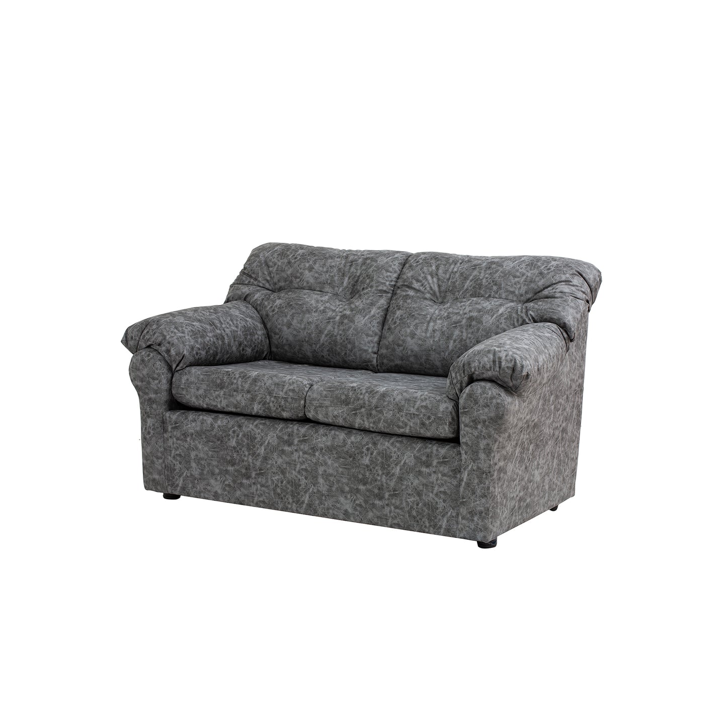 Sofá Madrid - 2 Cuerpos - Tela Cuero Sintético Auris