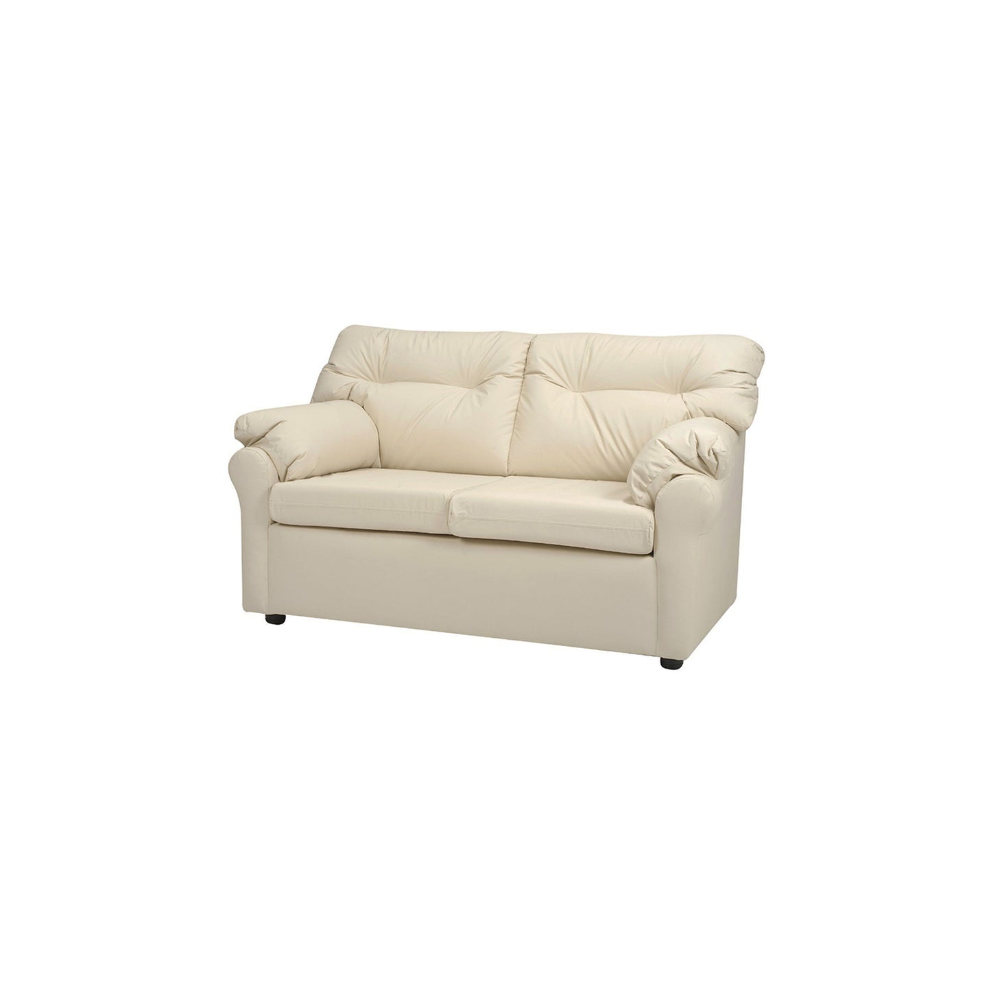 Sofá Madrid - 2 Cuerpos - Tela Cuero Sintético PU