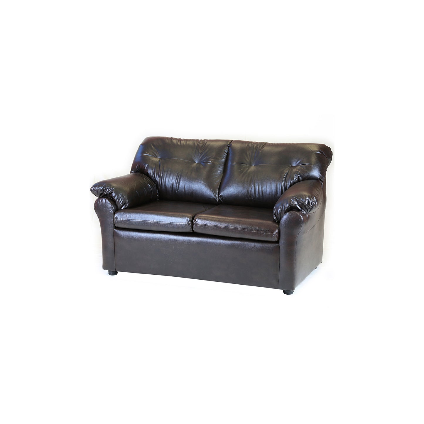 Sofá Madrid - 2 Cuerpos - Tela Cuero Sintético PU