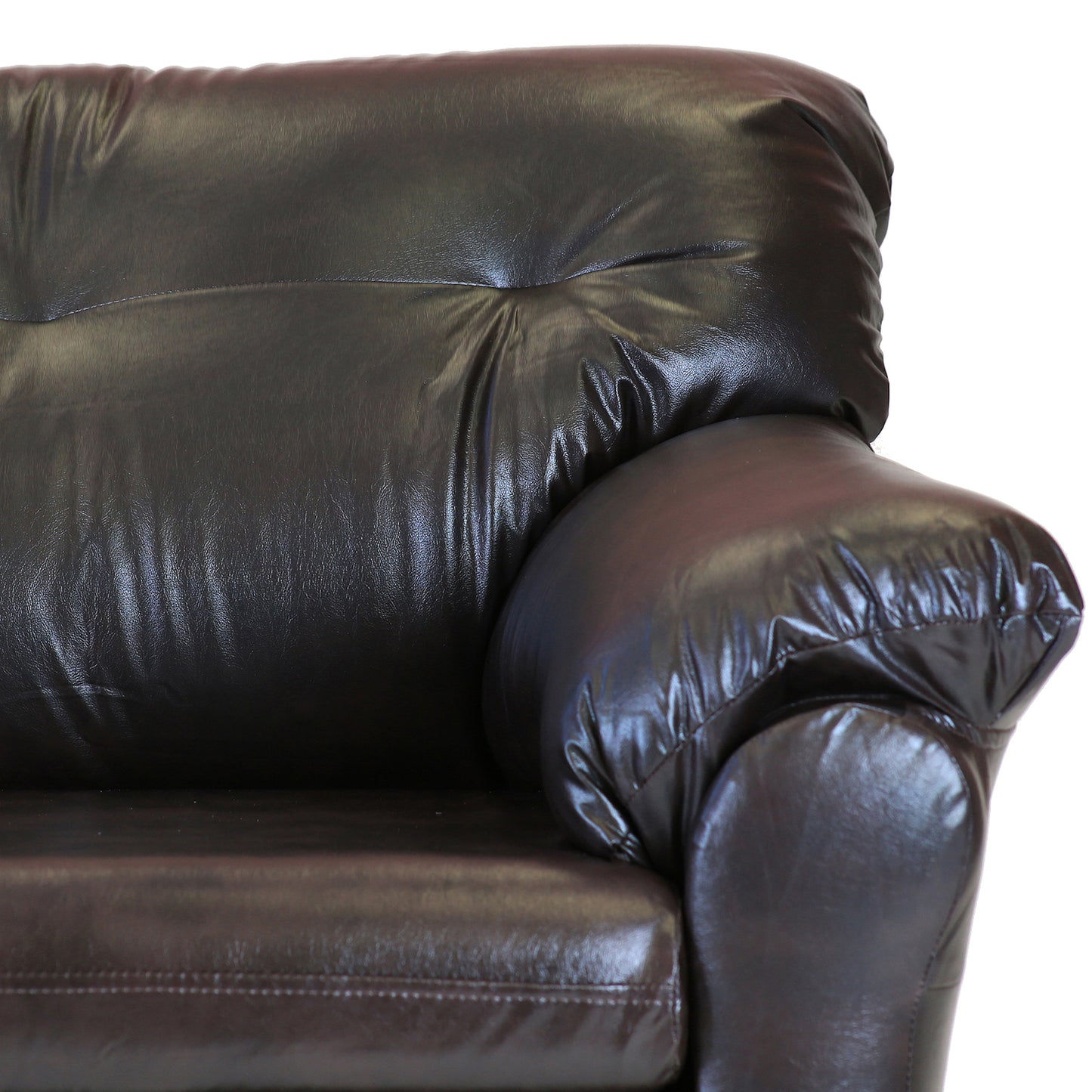 Sofá Madrid - 2 Cuerpos - Tela Cuero Sintético PU