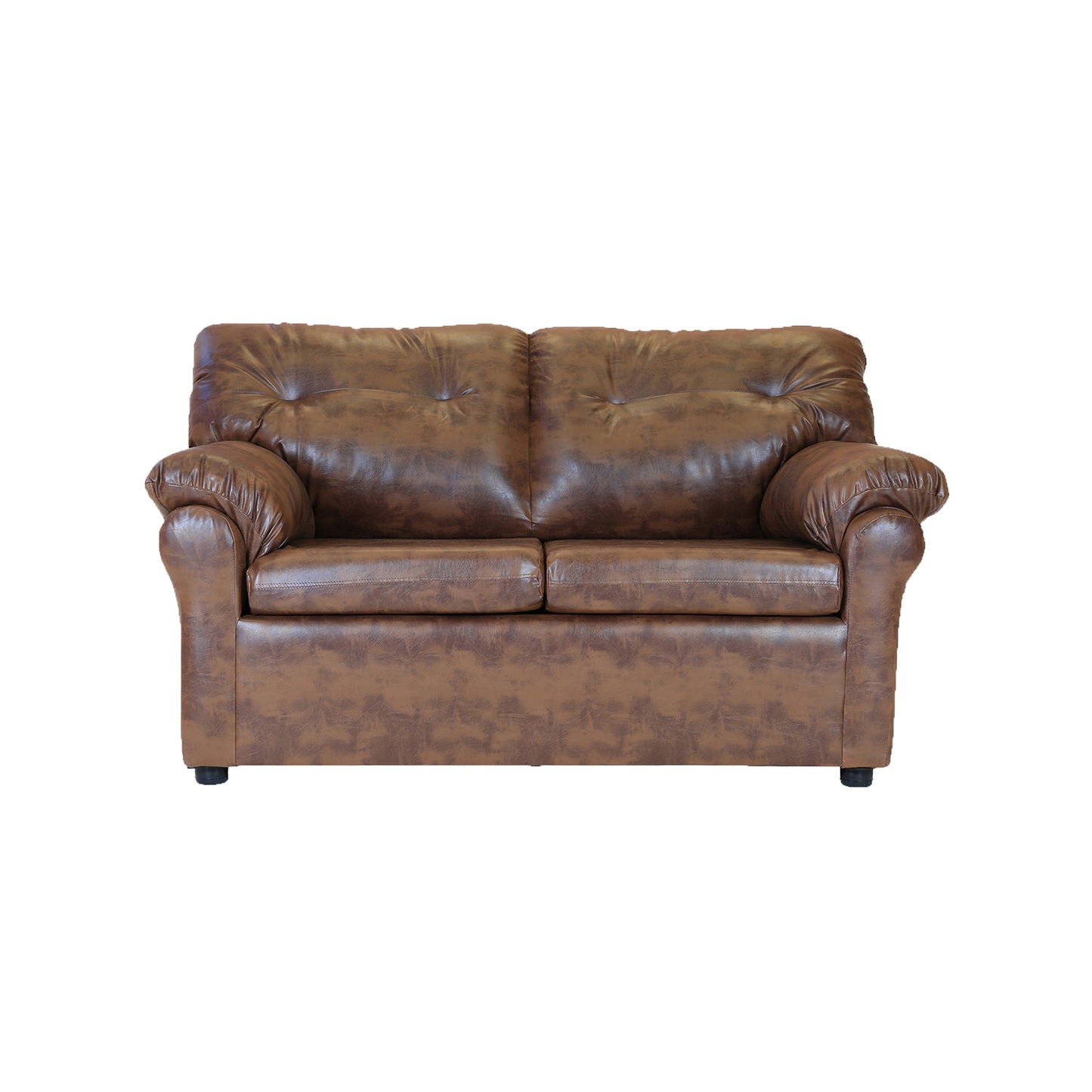 Sofá Madrid - 2 Cuerpos - Tela Cuero Sintético PU