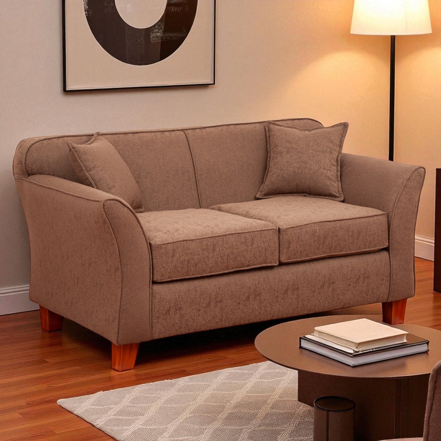 Sofá Ivannia 2 Cuerpos - Tela Lino Sidelli