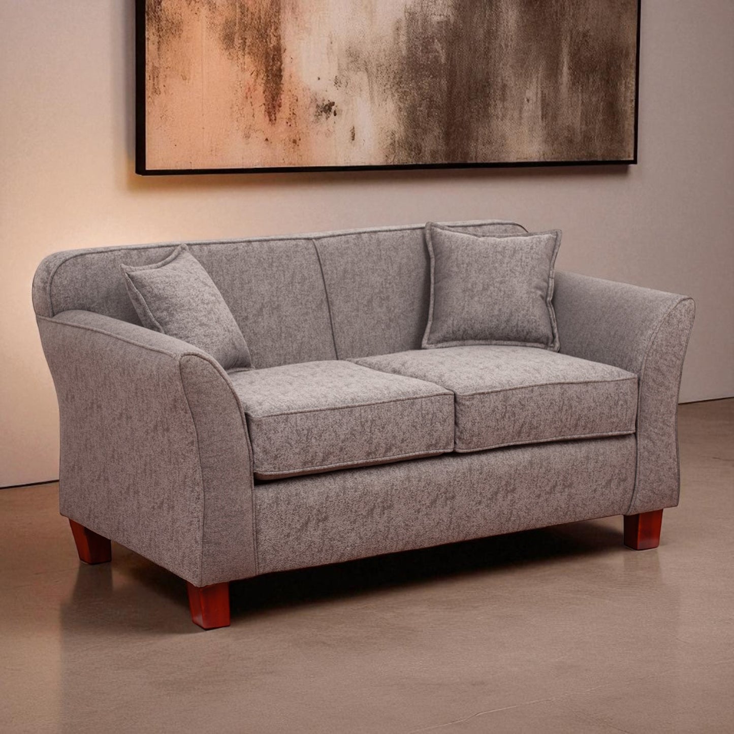 Sofá Ivannia 2 Cuerpos - Tela Lino Sidelli