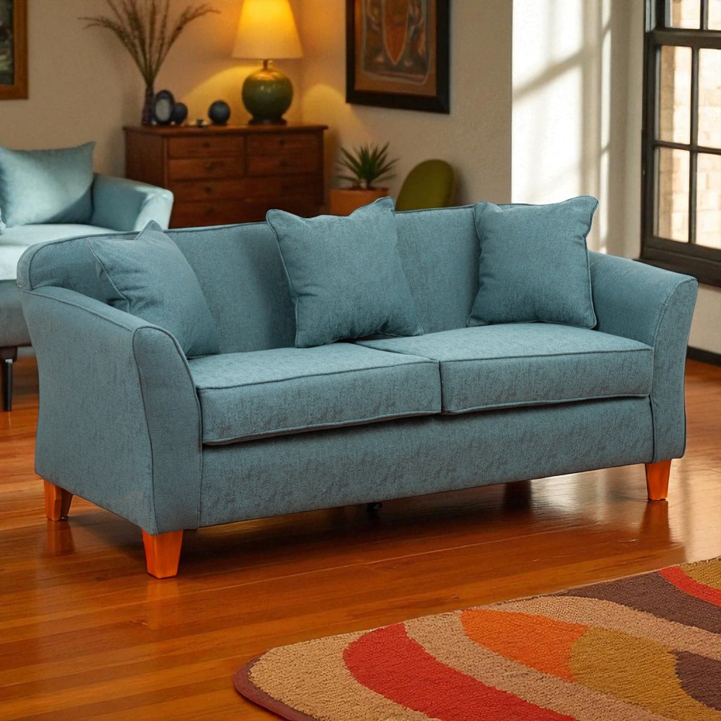 Sofá Ivannia 3 Cuerpos - Tela Lino Sidelli