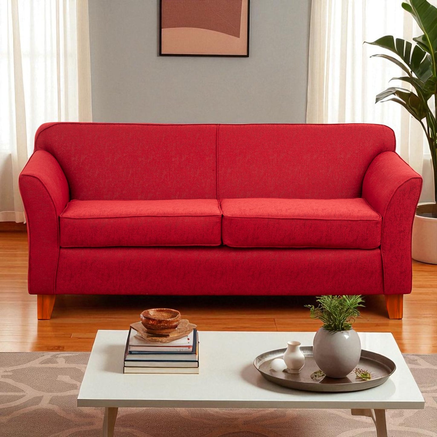 Sofá Ivannia 3 Cuerpos - Tela Lino Sidelli