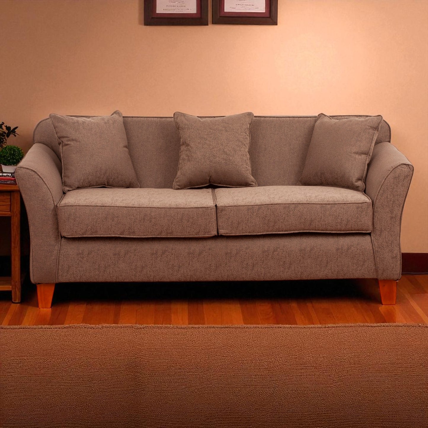 Sofá Ivannia 3 Cuerpos - Tela Lino Sidelli