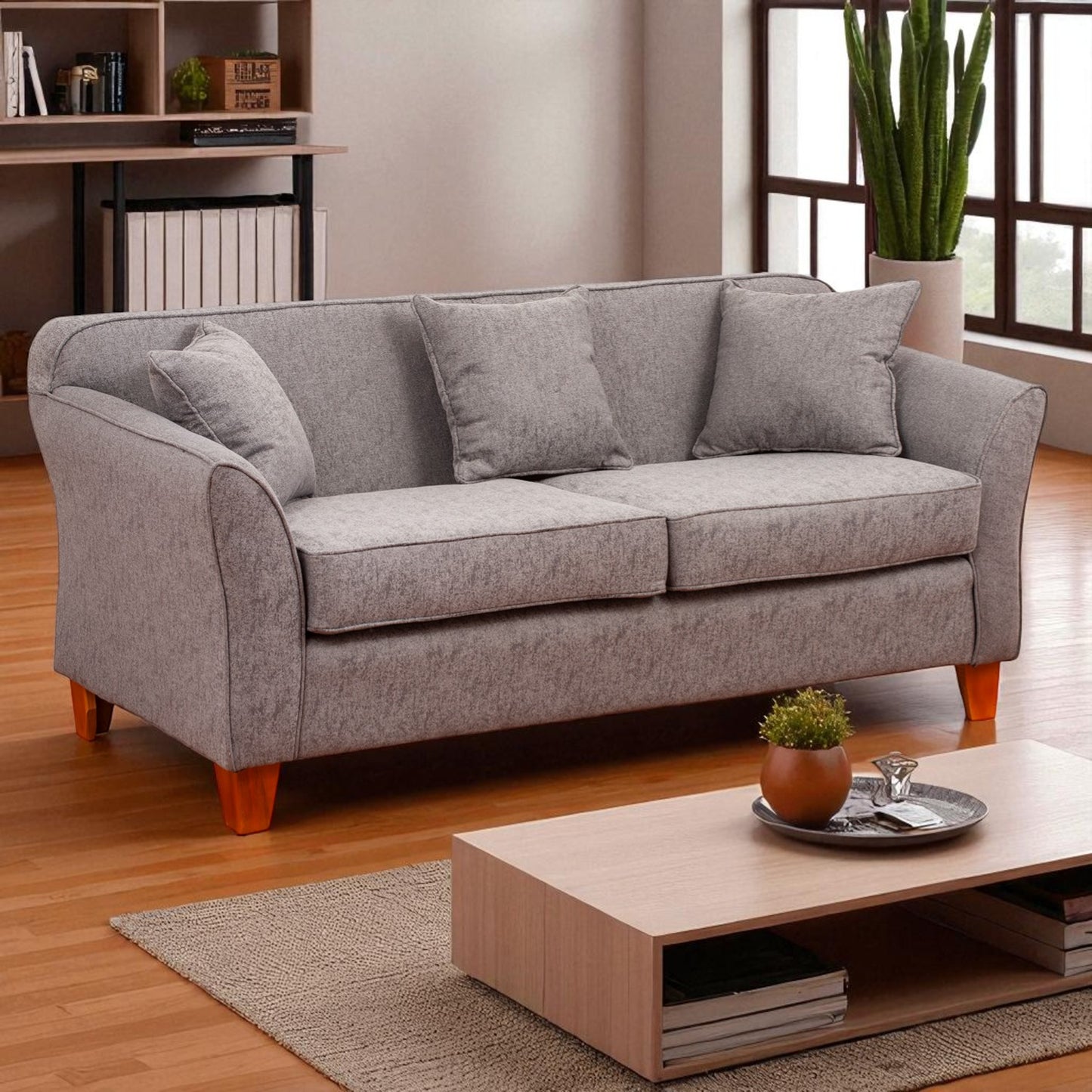 Sofá Ivannia 3 Cuerpos - Tela Lino Sidelli