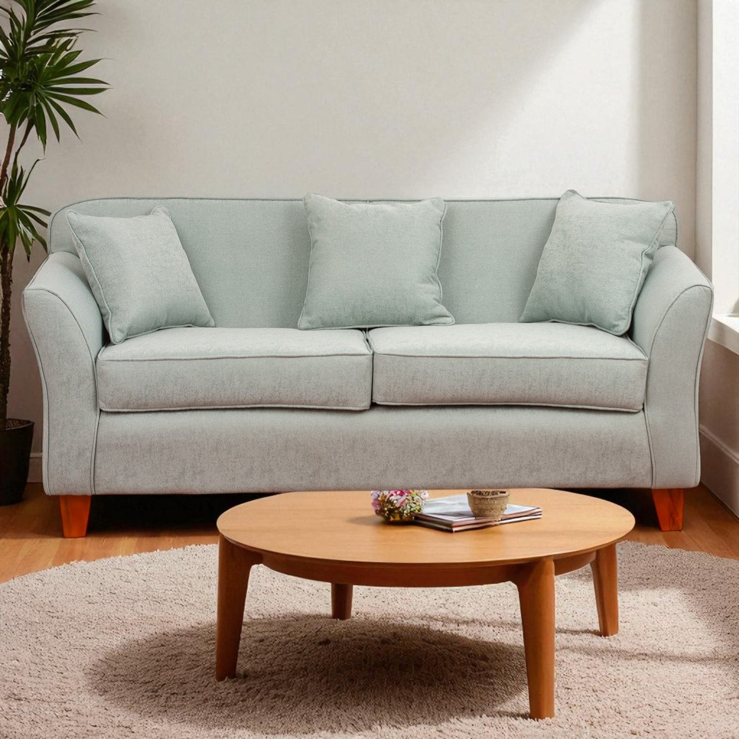 Sofá Ivannia 3 Cuerpos - Tela Lino Sidelli