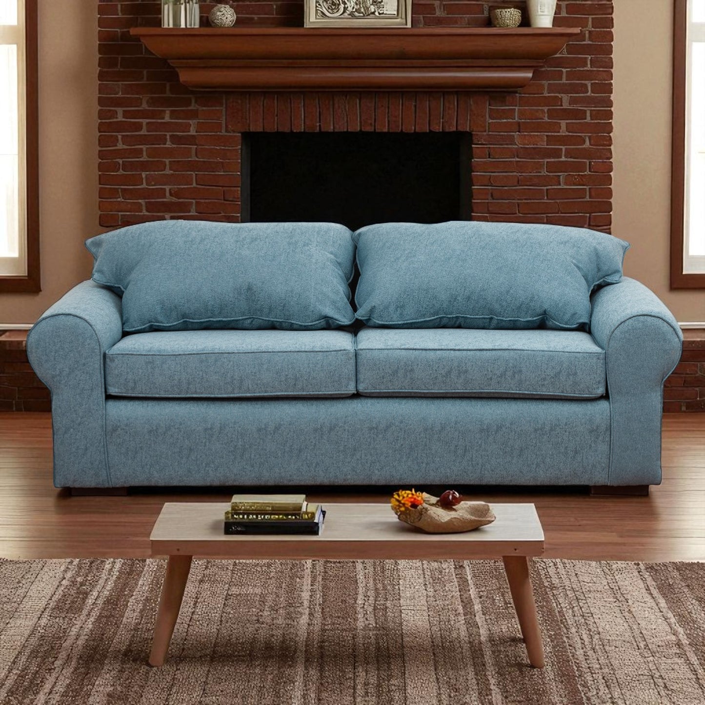 Sofá New Mónaco - 3 Cuerpos - Tela Lino Sidelli