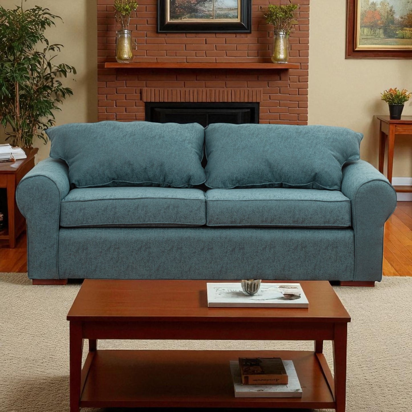 Sofá New Mónaco - 3 Cuerpos - Tela Lino Sidelli