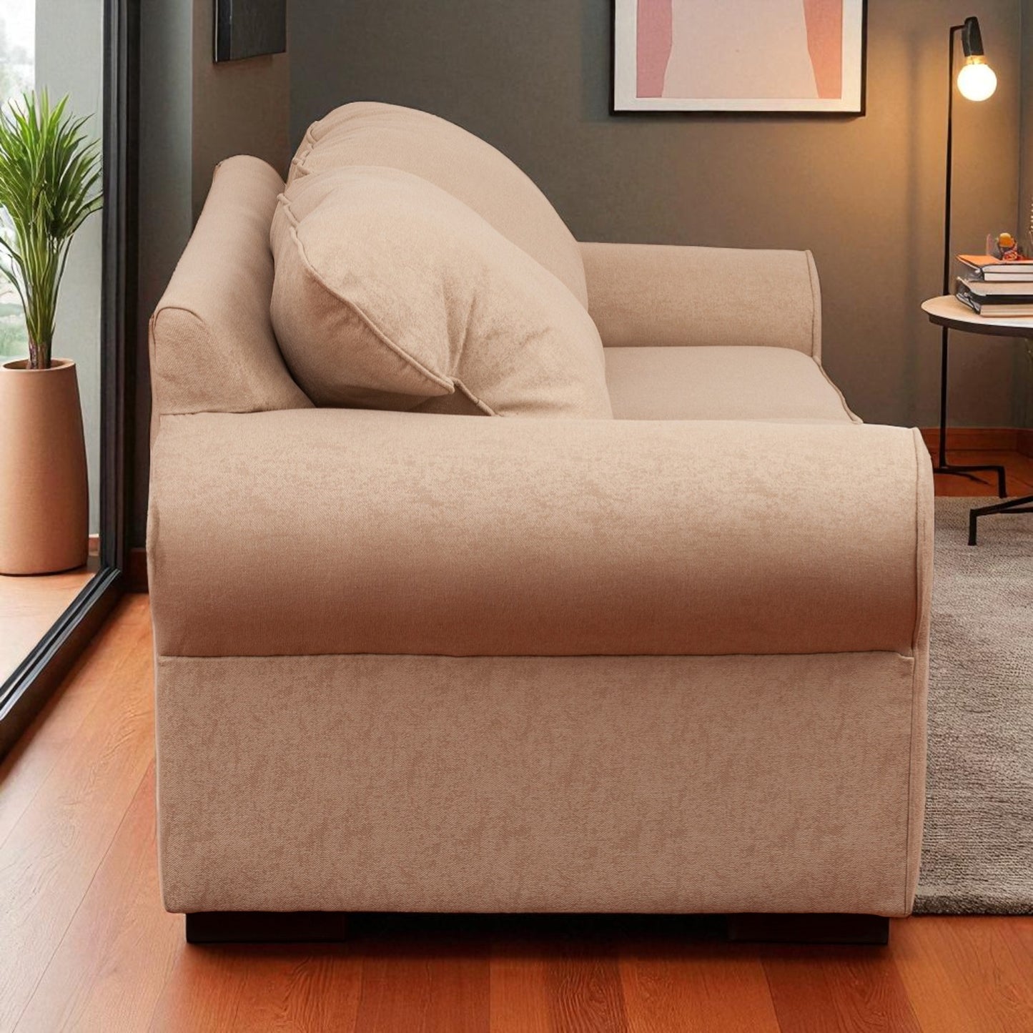 Sofá New Mónaco - 3 Cuerpos - Tela Lino Sidelli