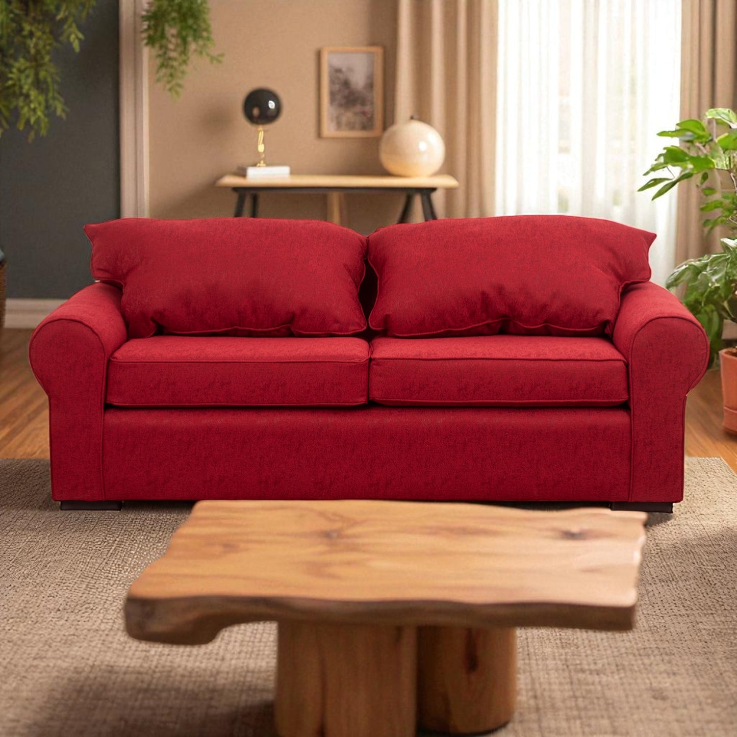 Sofá New Mónaco - 3 Cuerpos - Tela Lino Sidelli