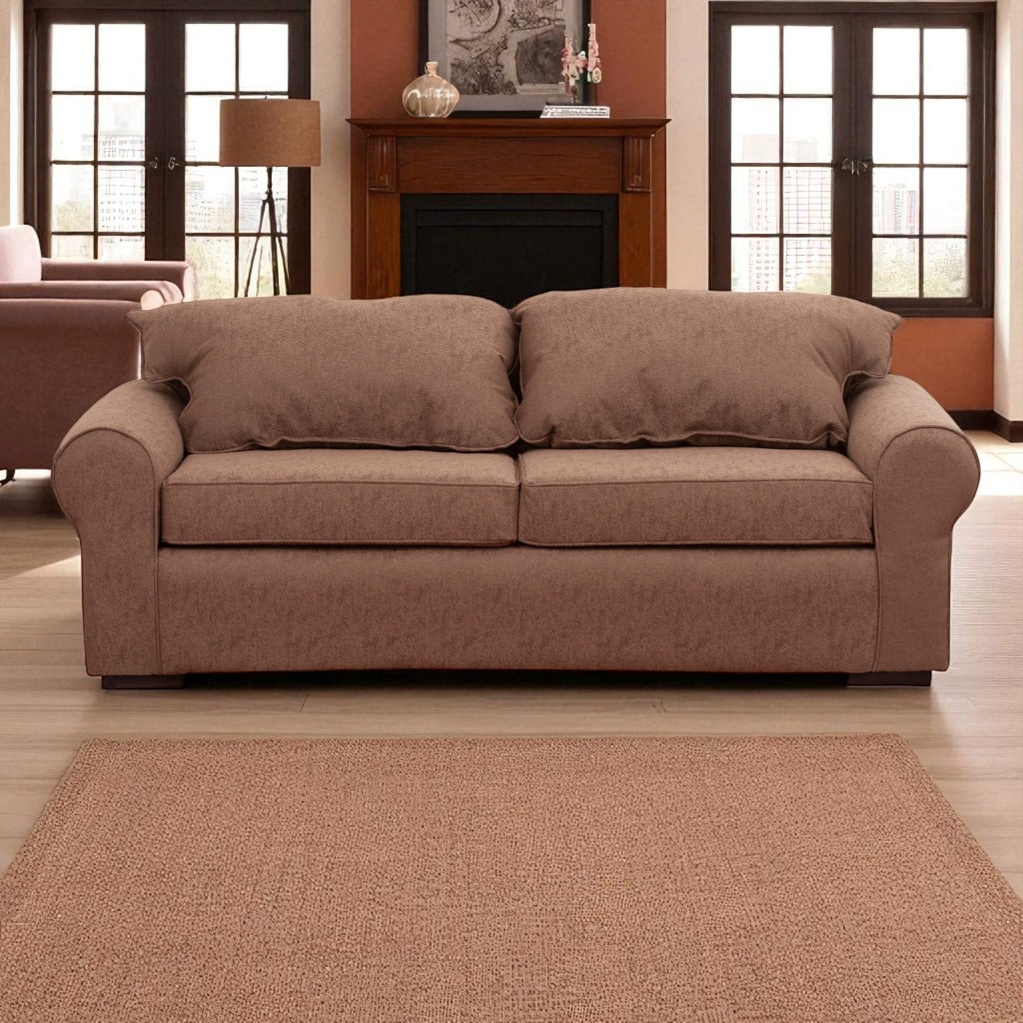 Sofá New Mónaco - 3 Cuerpos - Tela Lino Sidelli