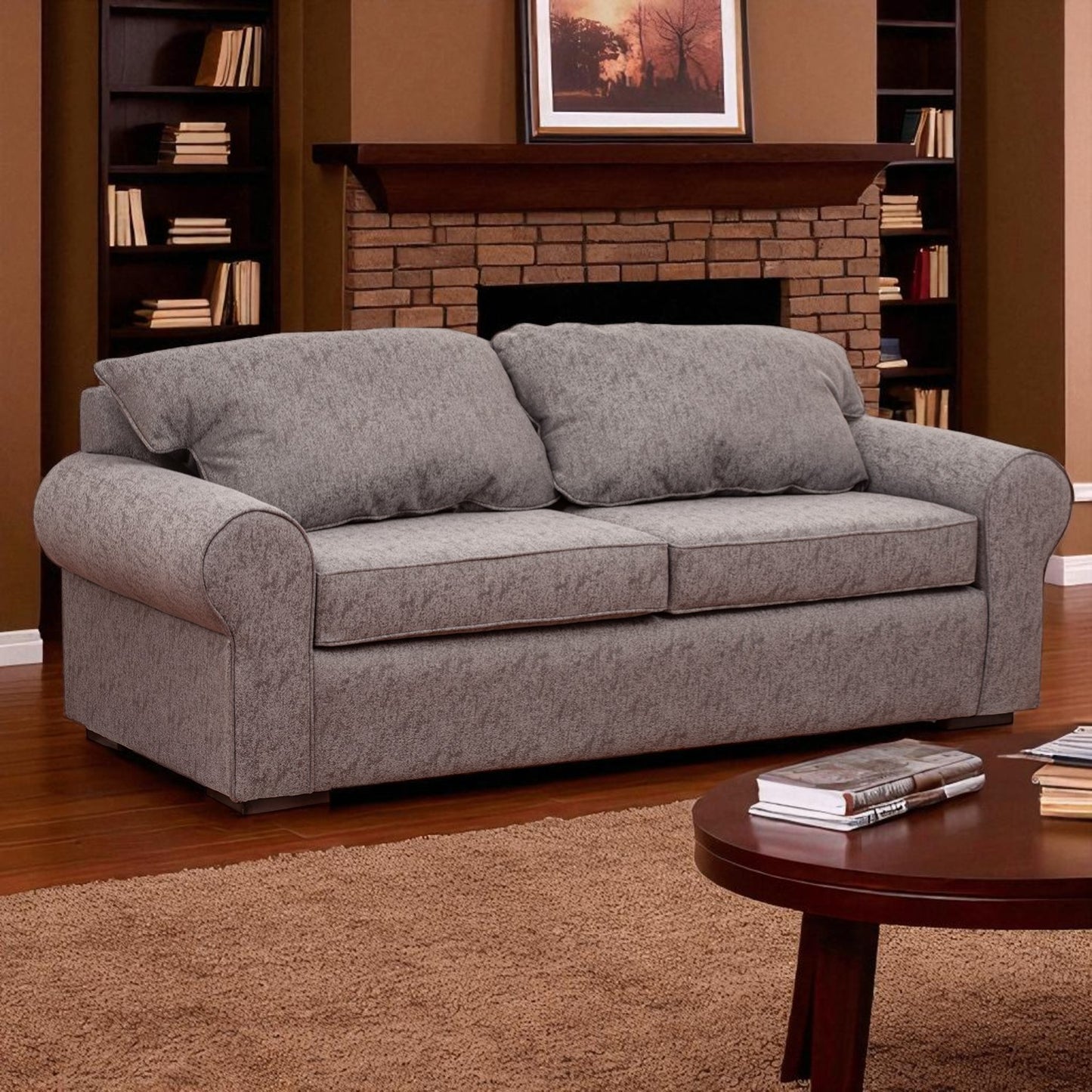 Sofá New Mónaco - 3 Cuerpos - Tela Lino Sidelli