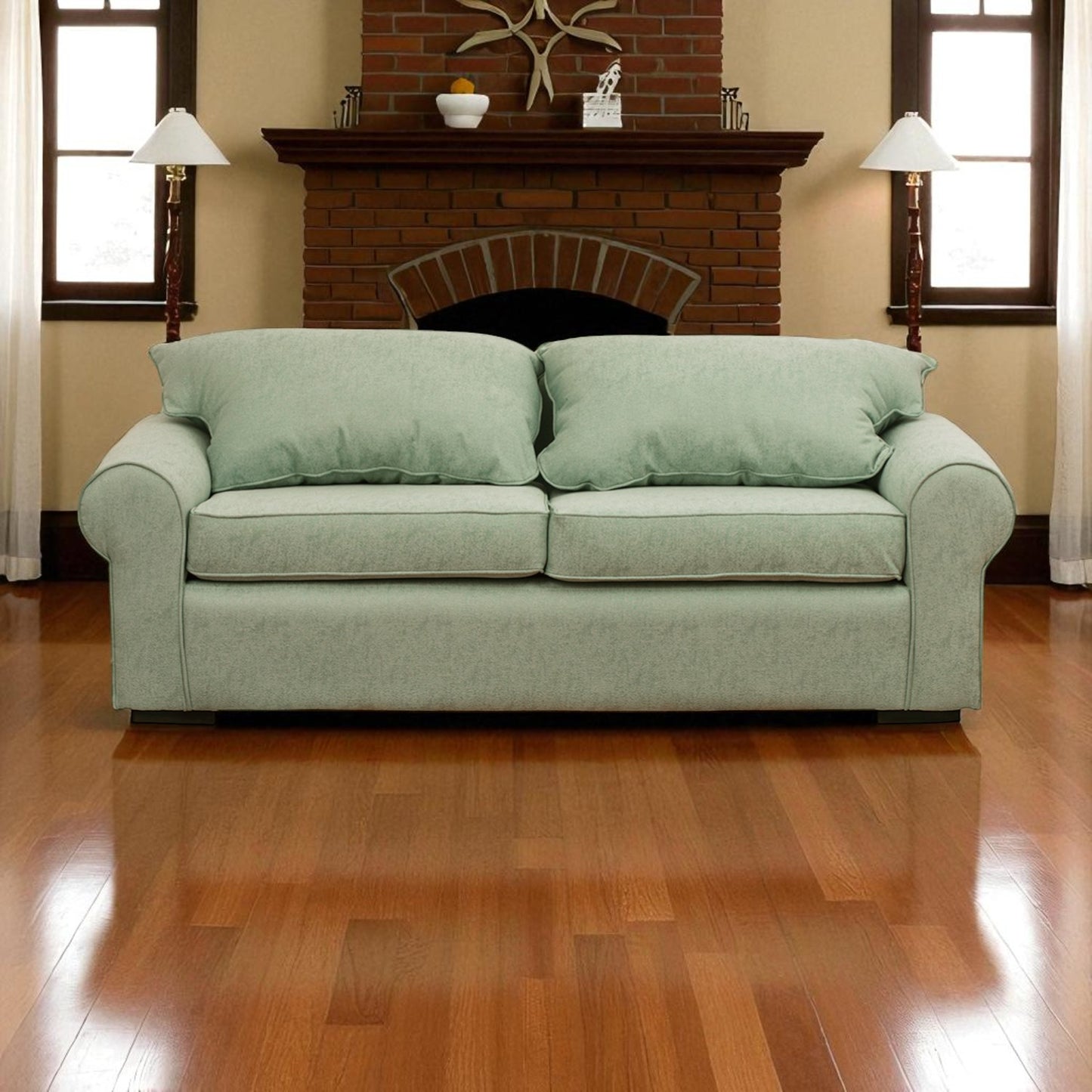 Sofá New Mónaco - 3 Cuerpos - Tela Lino Sidelli